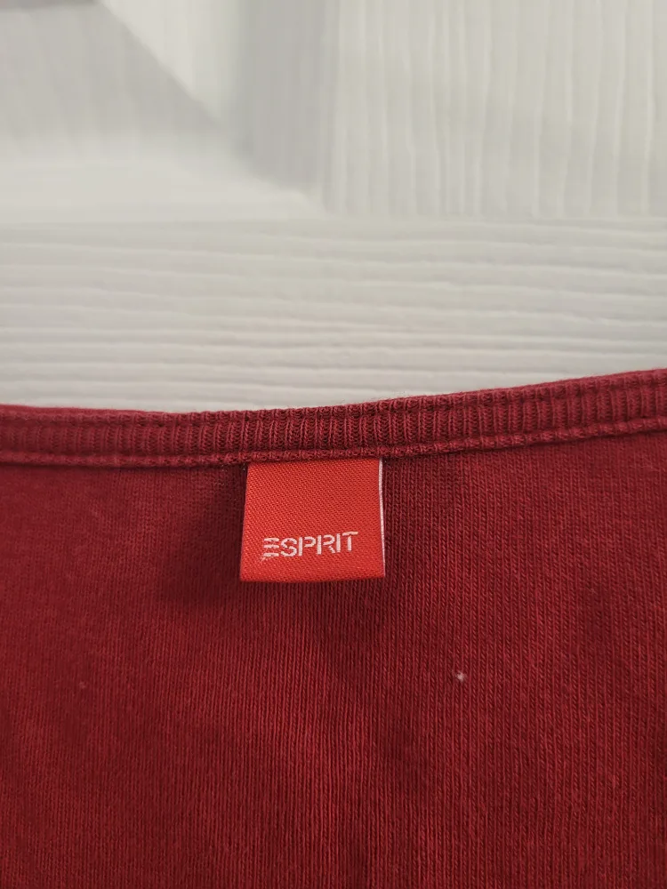 Esprit Burgundy V-Neck Top image indicator(3)