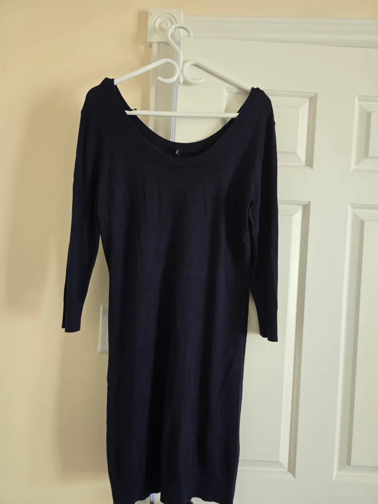H&M Navy Blue Dress thumbnail