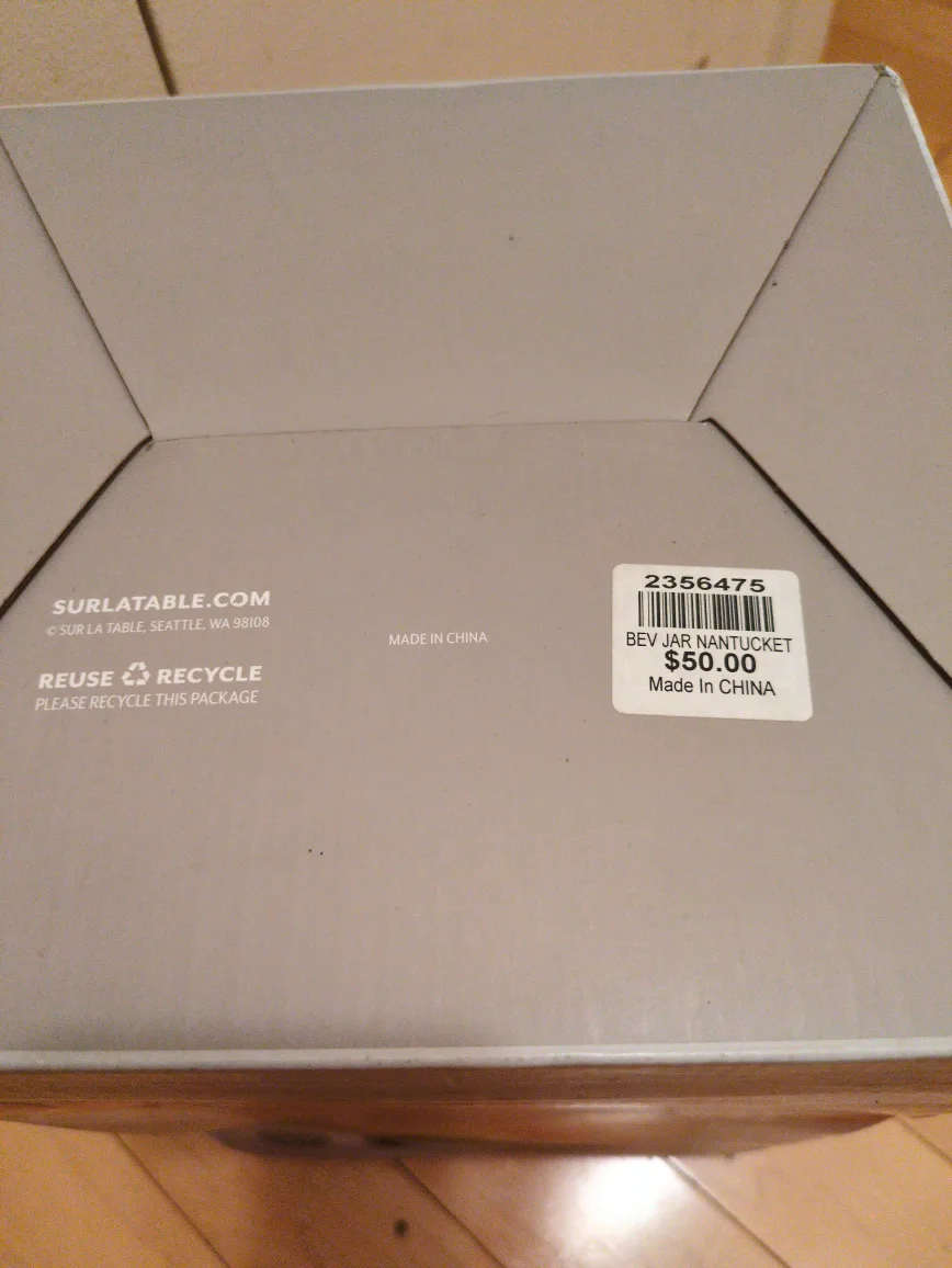 Sur La Table Nantucket Beverage Jar - 1.7 Gallons image indicator(3)