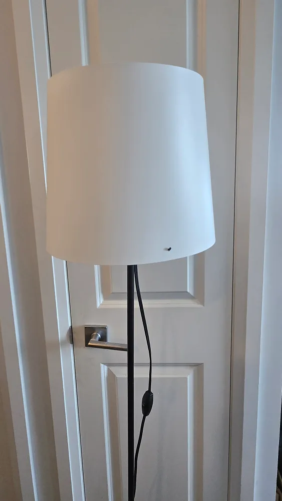 Floor Lamp with White Shade image indicator(2)