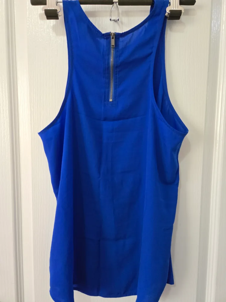 Express Blue Sleeveless Top image indicator(2)