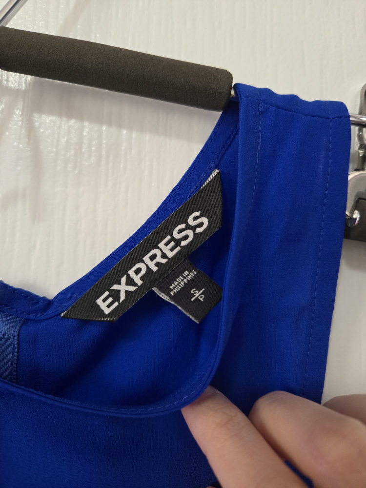 Express Blue Sleeveless Top - photo 3