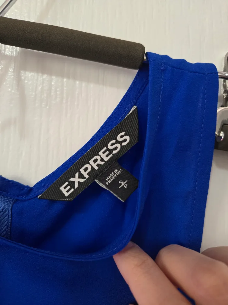 Express Blue Sleeveless Top image indicator(3)