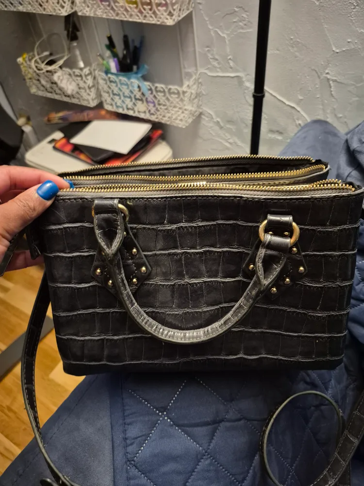 grey blue Satchel Bag thumbnail