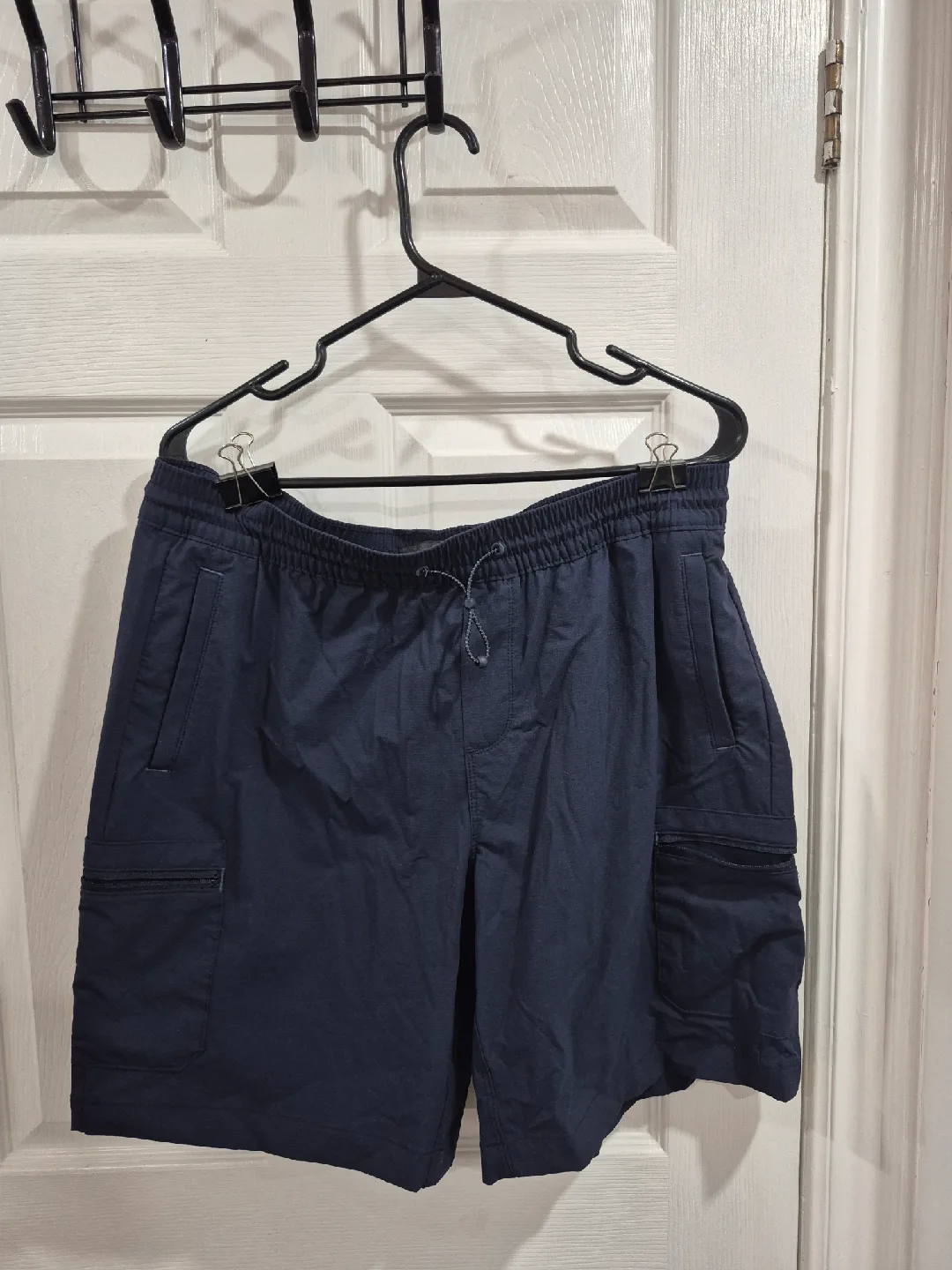 Wind River Navy Blue Cargo Shorts for Women