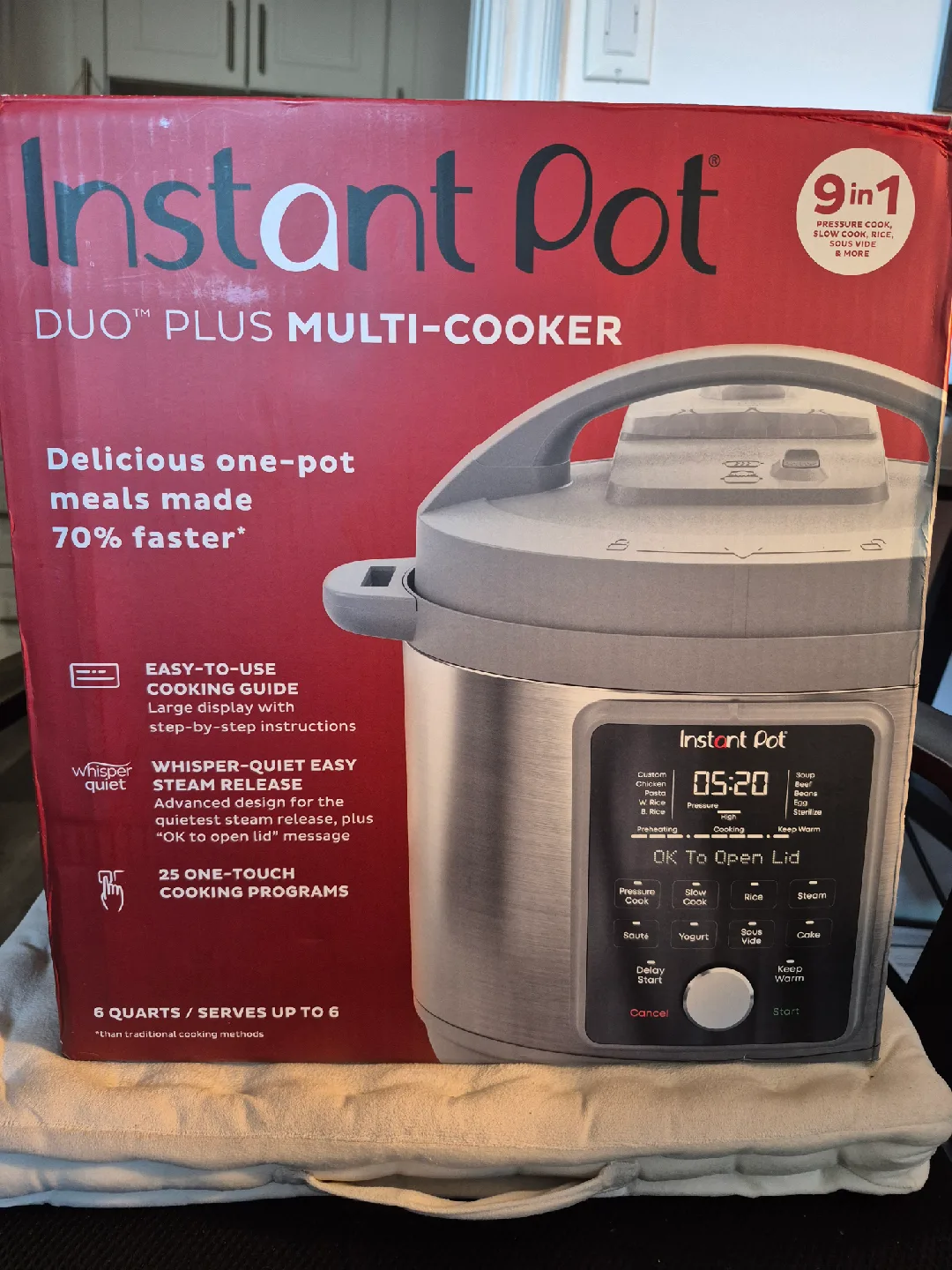 Brand New Instant Pot Duo Plus Multi-Cooker - 6 Quart