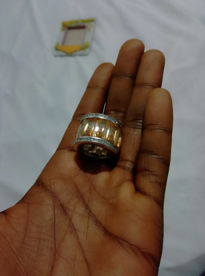 Silver Coated Ring (worn,still bold ) image indicator(7)