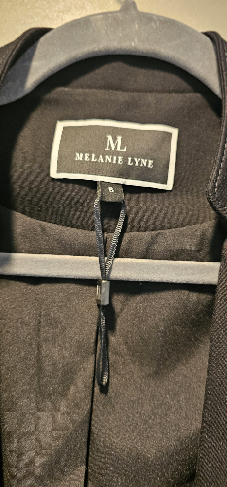 Melanie Lyne Black Jacket - Size 8 - photo 2