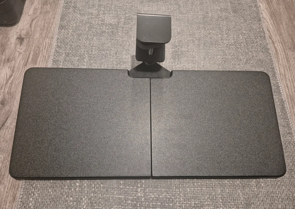 Large Under Desk 360° Rotatable Computer Tray 23"x10" image indicator(4)
