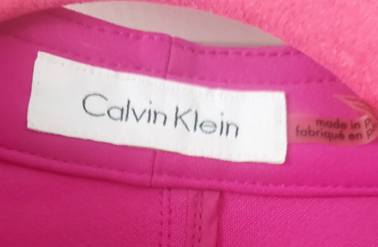 Calvin Klein Pink Moto Jacket - Size 20 image indicator(4)
