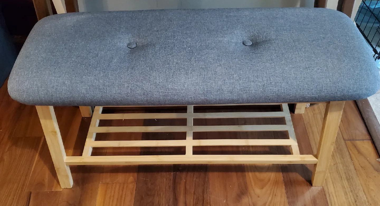 Wood Finish Shelf & Painted Accent Table and more image indicator(5)