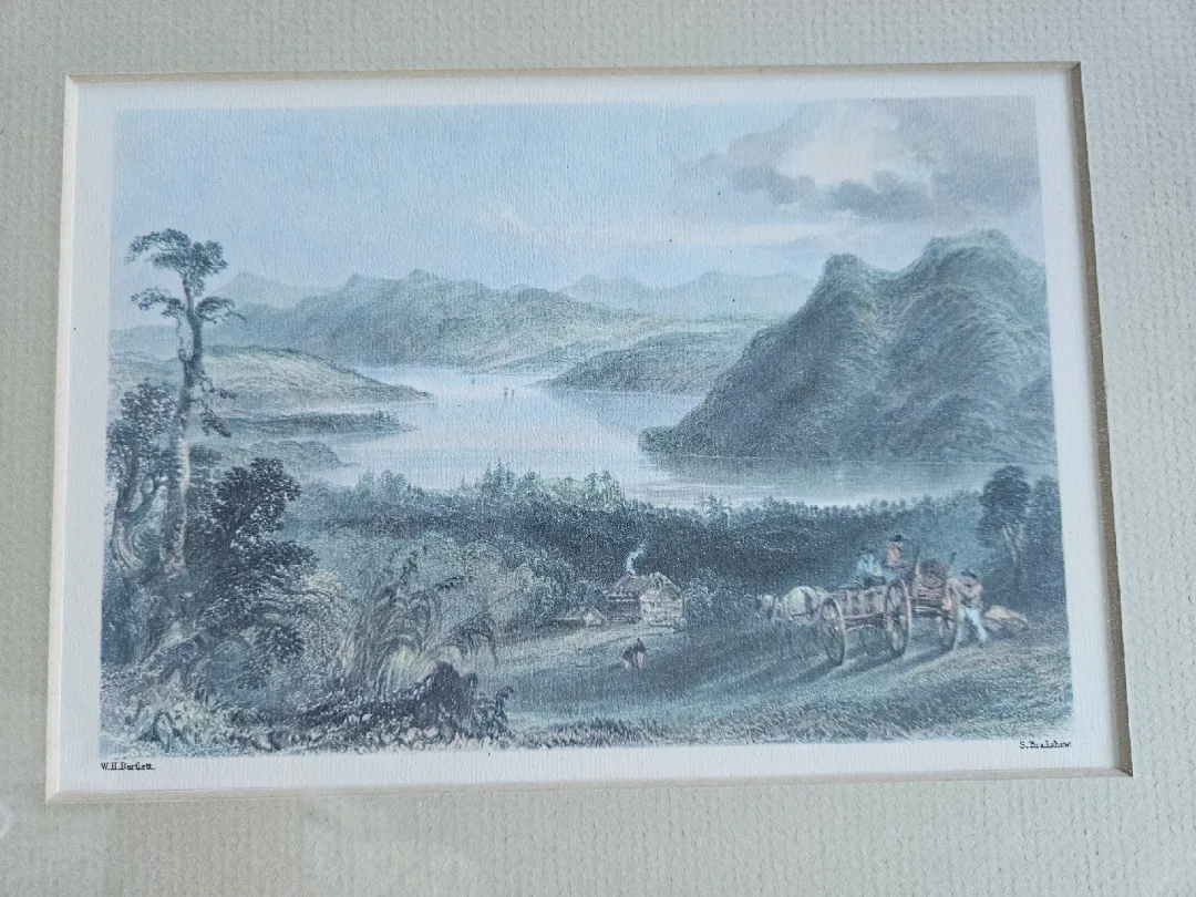 Framed Vintage Landscape Prints - Set of 2 image indicator(4)