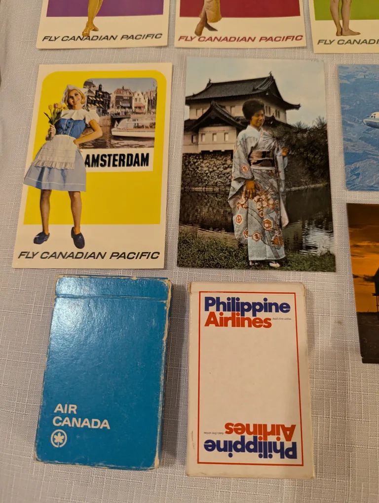 Vintage Airline Playing Cards and Post Cards image indicator(4)