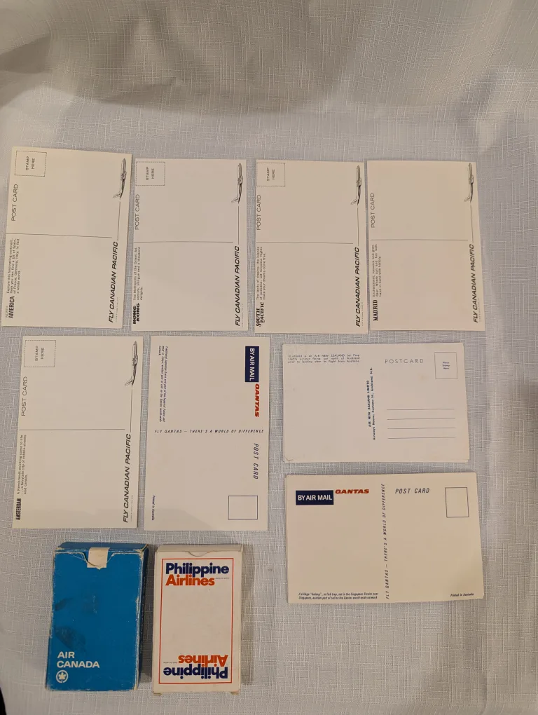 Vintage Airline Playing Cards and Post Cards image indicator(6)