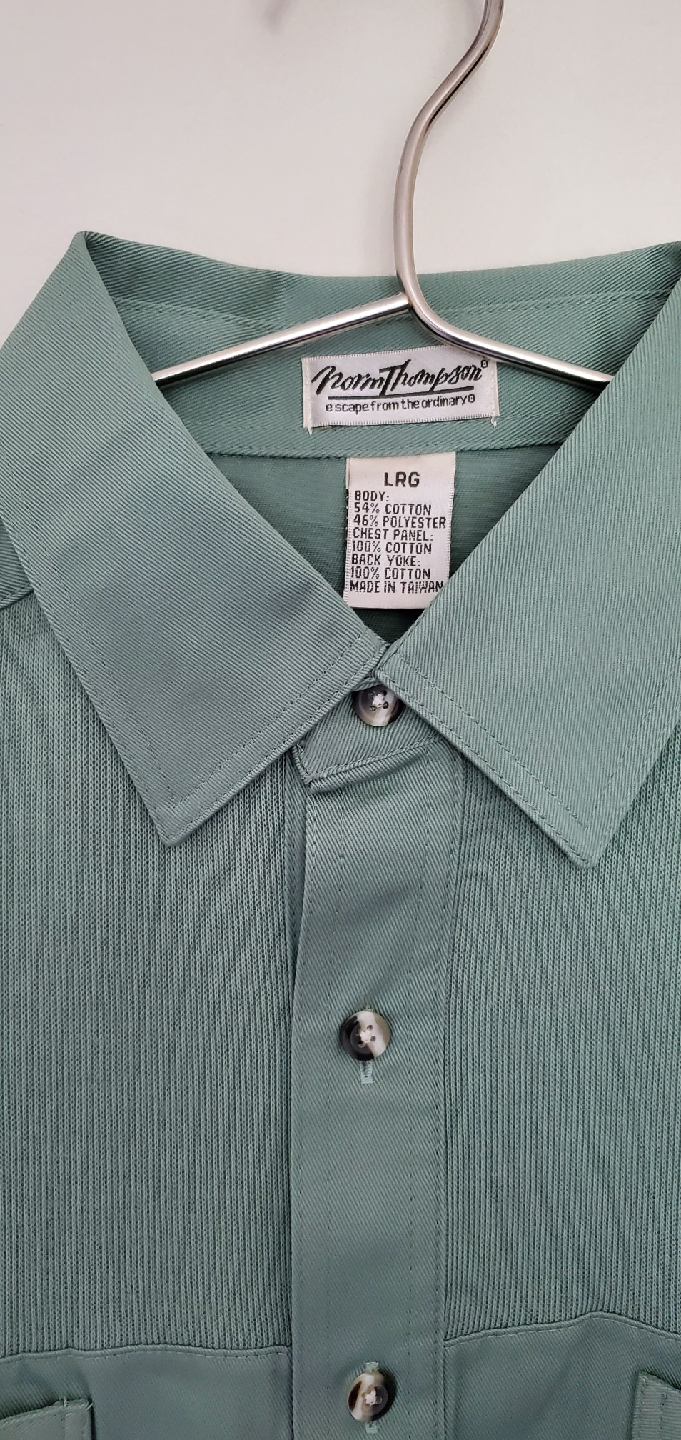 Norm Thompson LRG Green Short Sleeve Shirt - photo 5