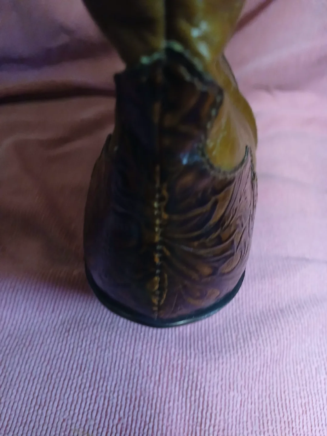 Brown Leather Cowboy Boots image indicator(2)