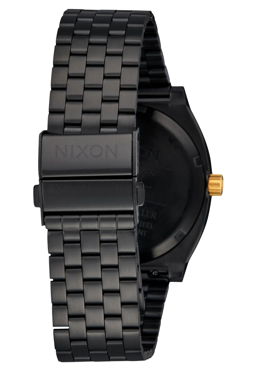 Nixon x 2Pac Time Teller Watch - Black/Gold, New in Box image indicator(5)