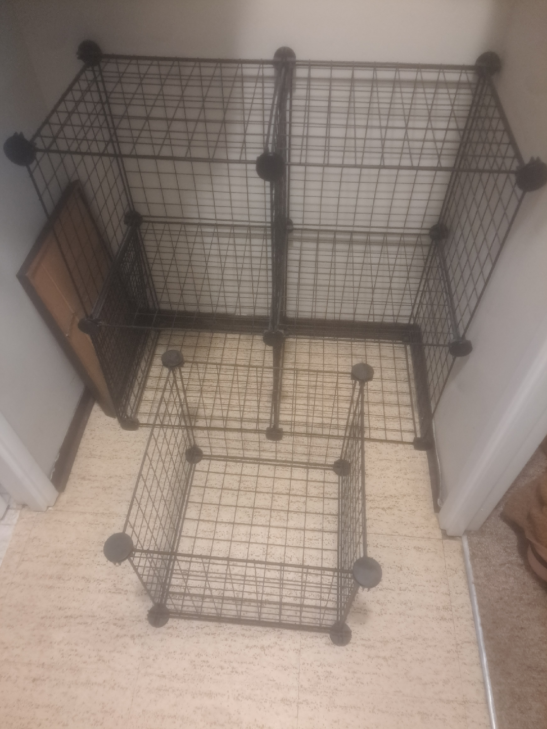 moving sale!!- wire Cube Storage Shelf