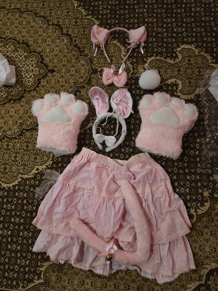 Pink Cosplay Costume Set