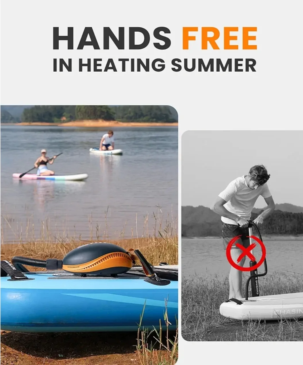 OUTDOORMASTER Electric SUP Air Pump image indicator(6)