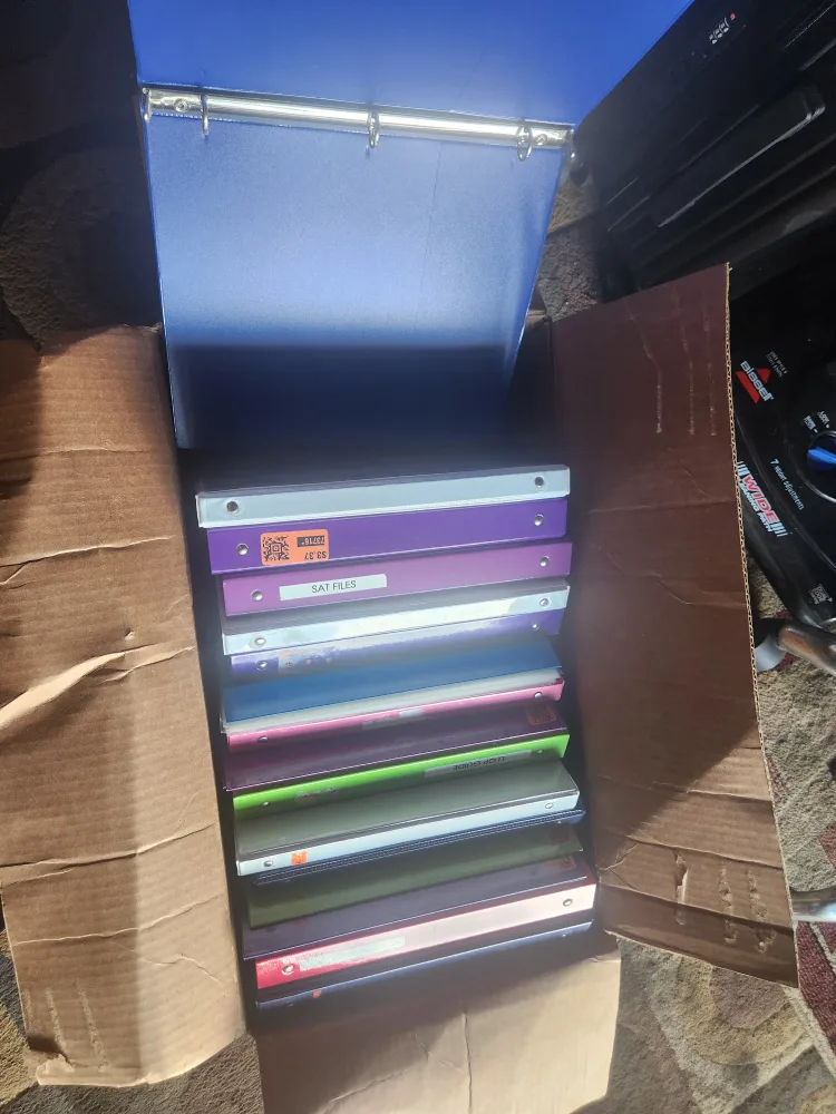Lot of Binders - Various Colours thumbnail