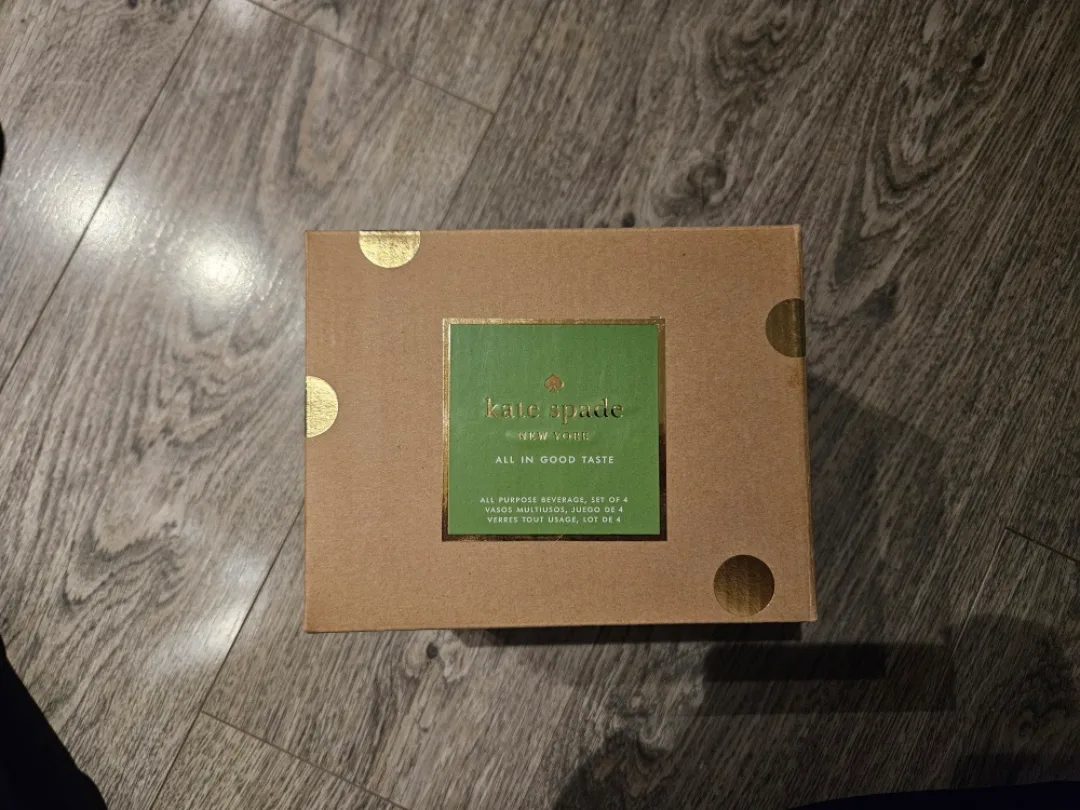 Kate Spade All Purpose Beverage Glasses - Set of 4 image indicator(2)