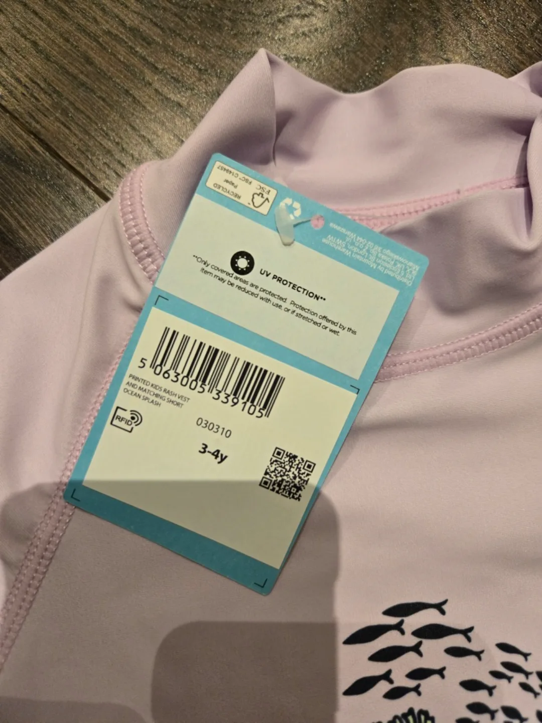 Rash Vest & Matching Swim Shorts 3-4y image indicator(3)