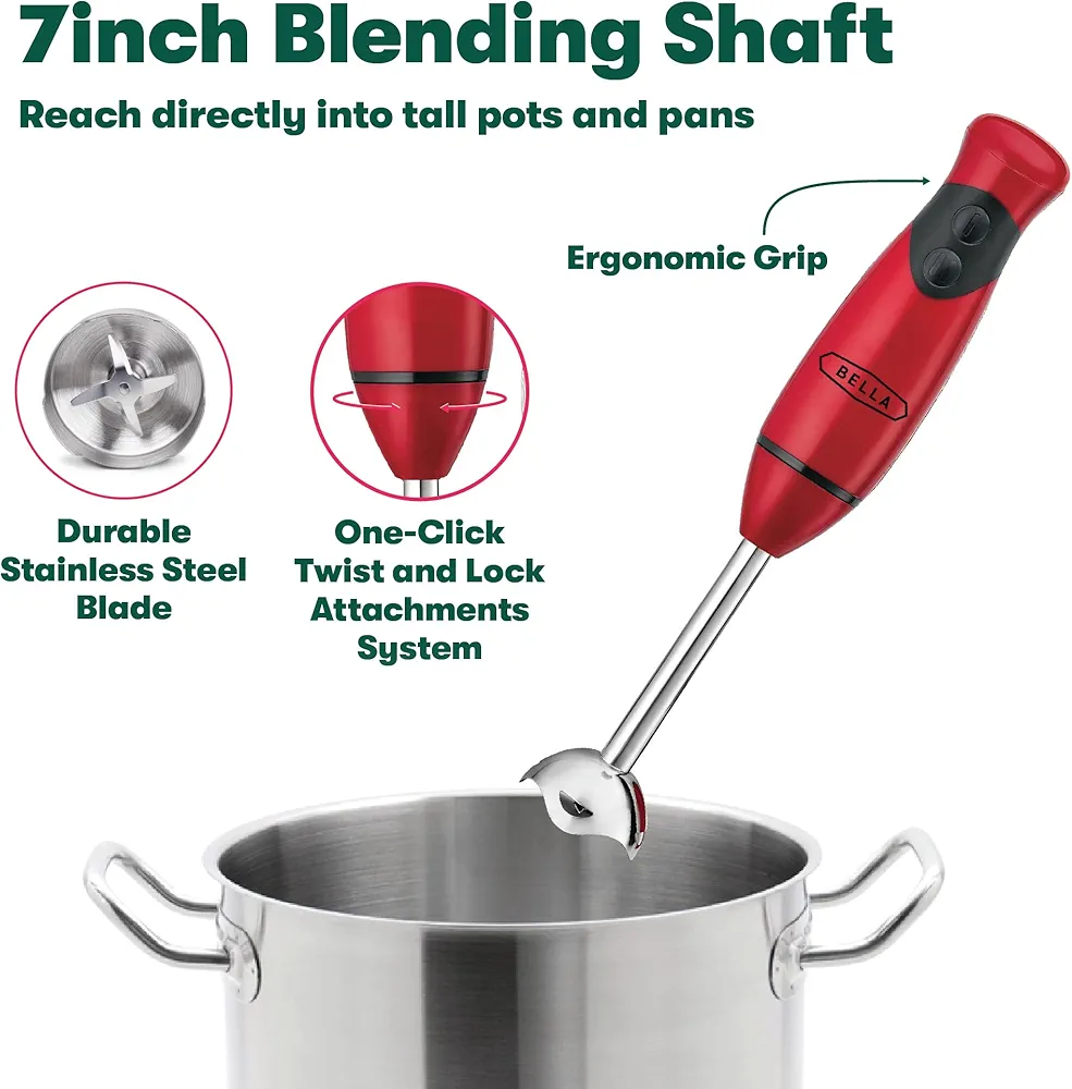 BELLA Immersion Hand Blender Mixer - photo 3