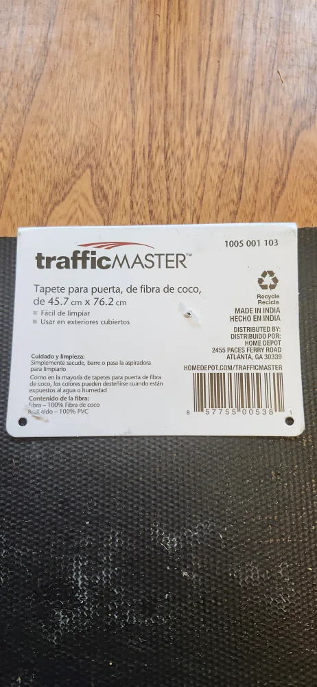 Traffic Master Welcome Home Doormat - 18x30 inch image indicator(2)