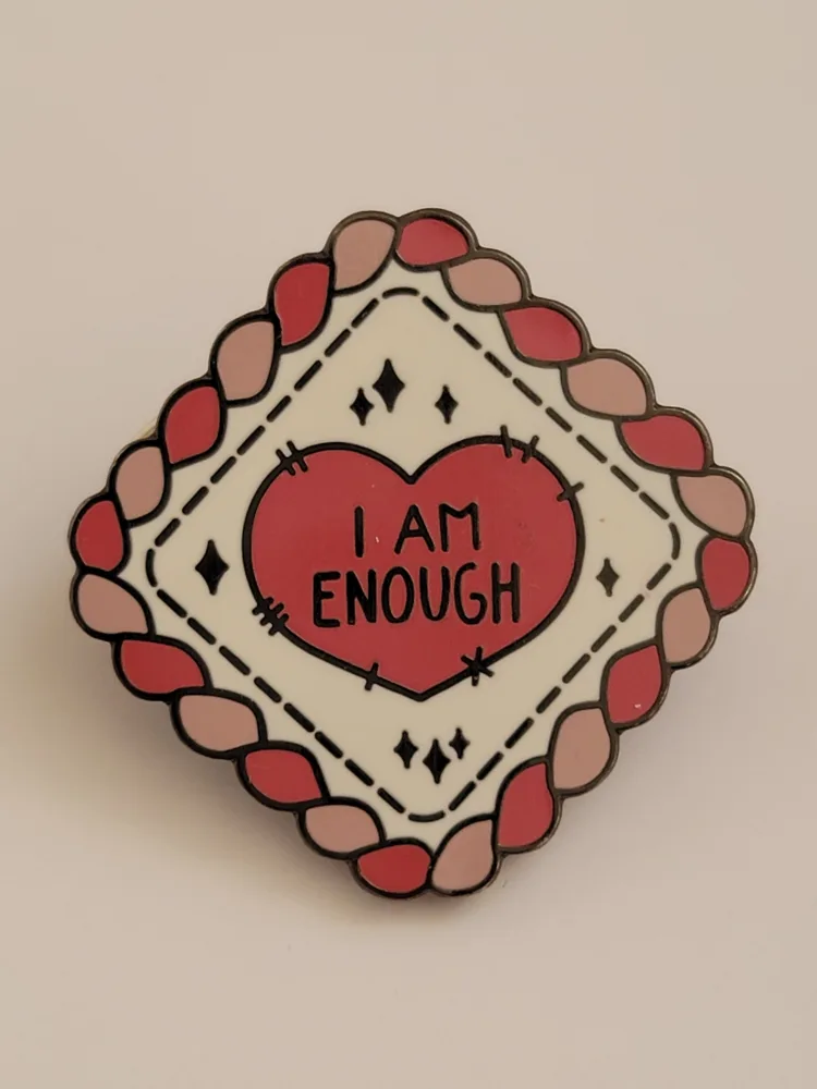 MIA MOUZ 'I AM ENOUGH' Enamel Pin thumbnail