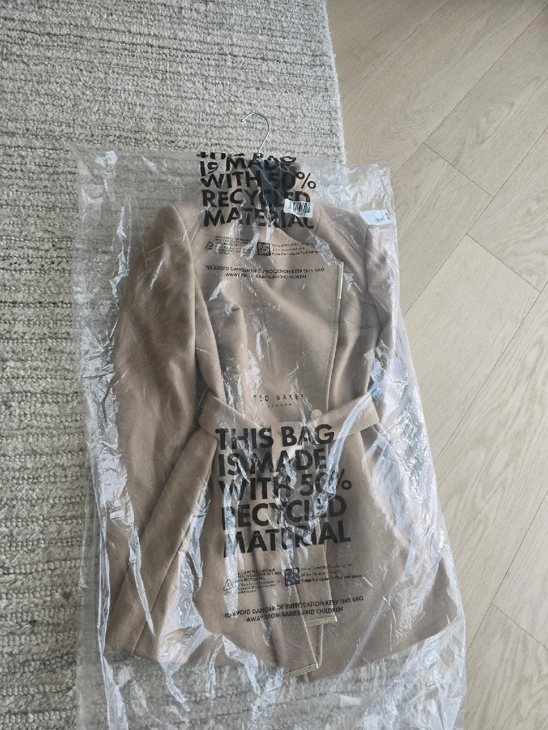 Ted Baker London Wool Wrap Short Coat - Size 0/2 image indicator(6)