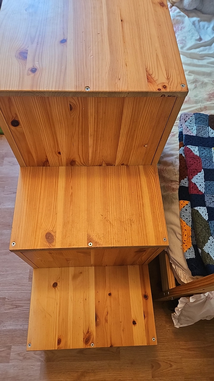 Wooden Bunk Bed with Stairs - photo 4