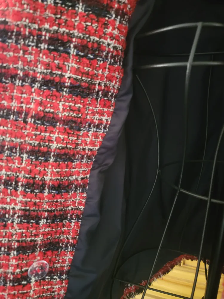 Aqua Red Tweed Blazer - Size L image indicator(4)