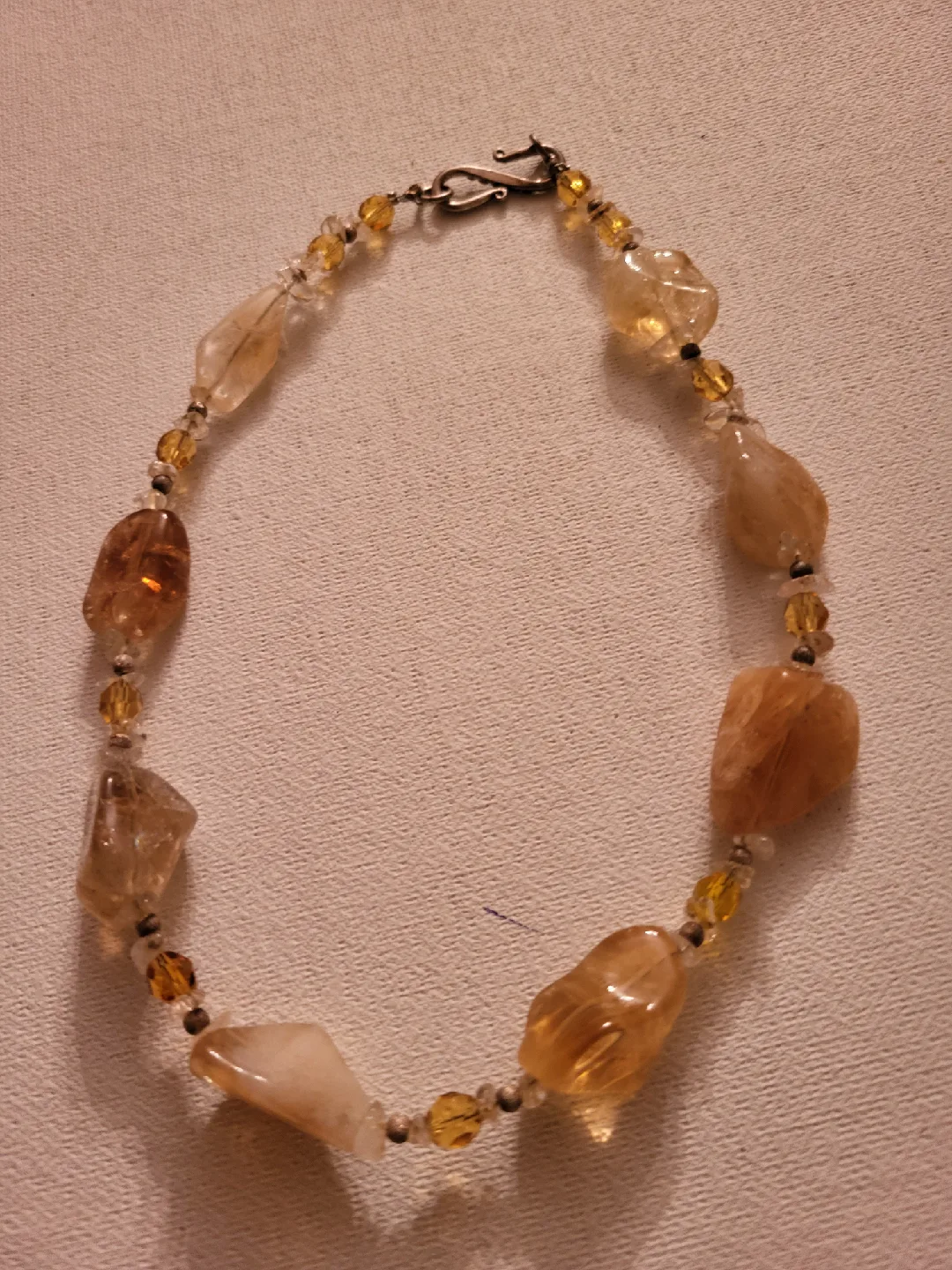 Citrine Stone Necklace thumbnail