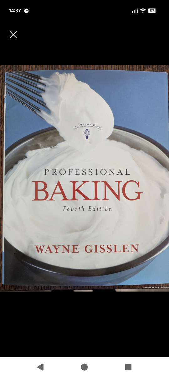 Professional baking 4th edition by Wayne Gisslen