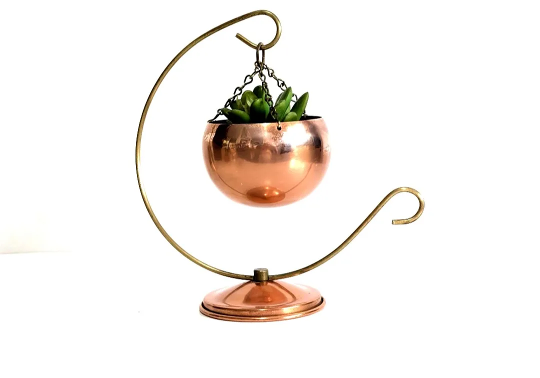 Coppercraft Guild Rolly Polly Hanging Planter Pot thumbnail