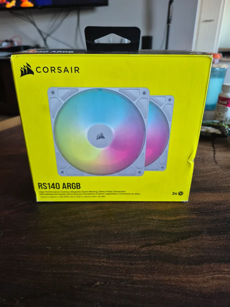 Corsair RS140 ARGB 140mm PWM Fans - White (New) thumbnail