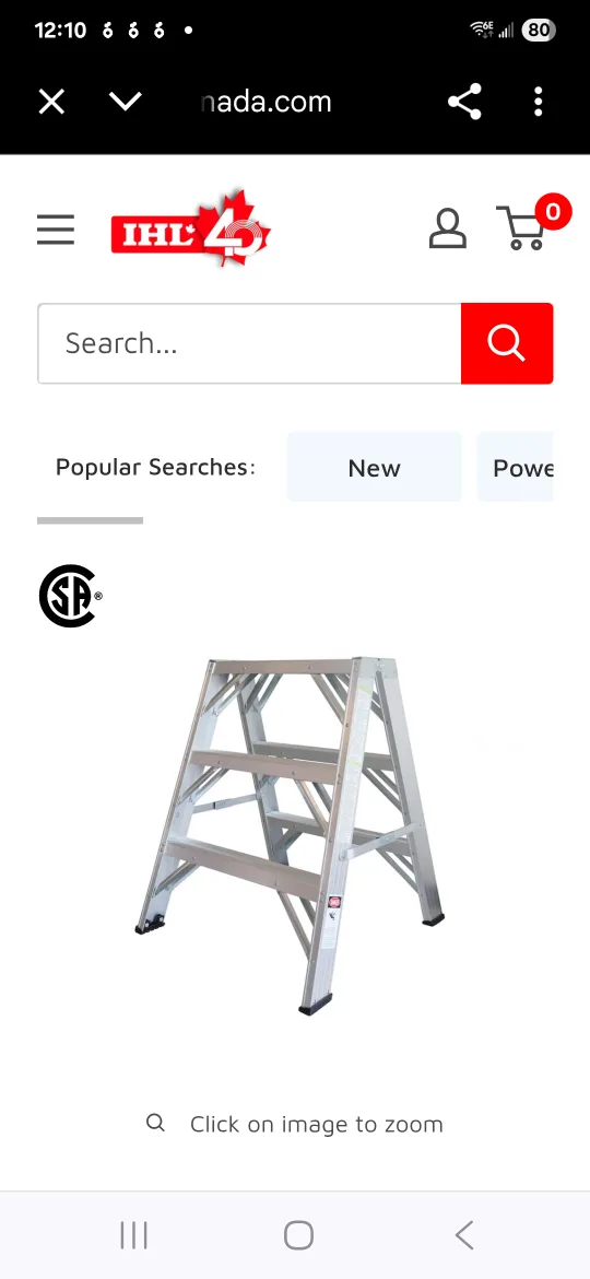 DuraDrive 3' Aluminum Sawhorse Ladder image indicator(2)