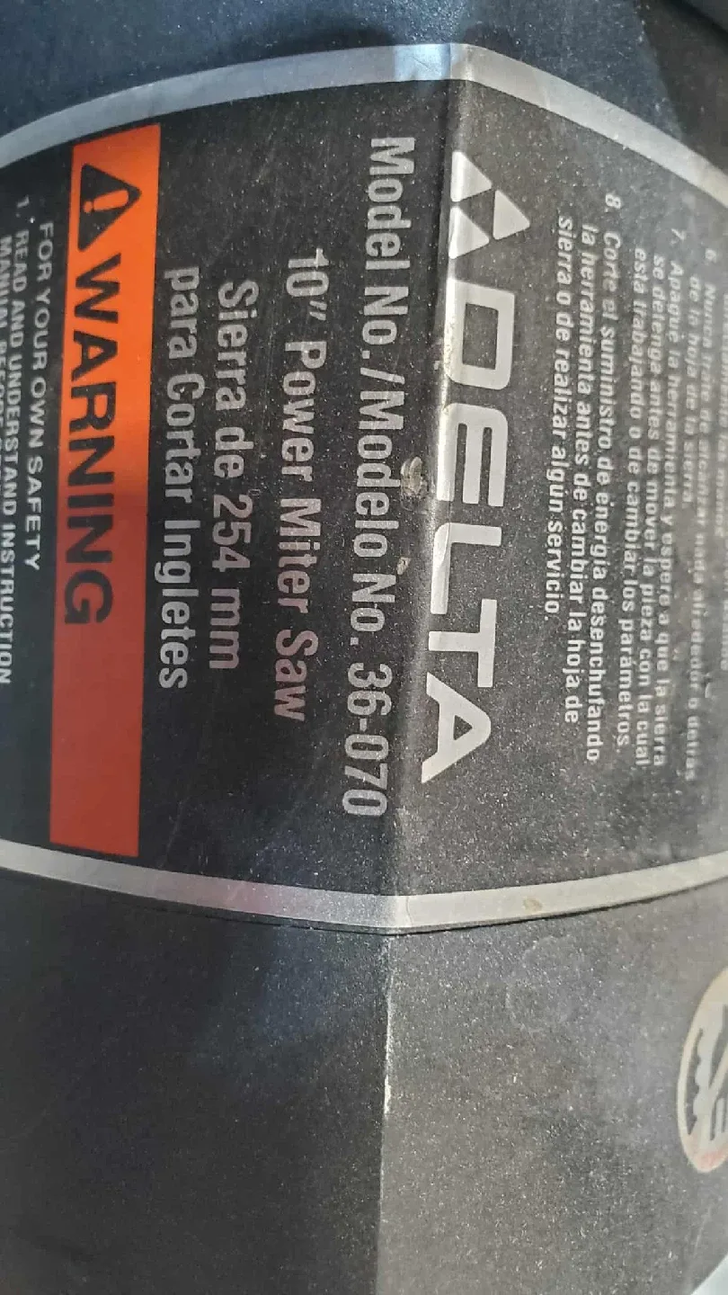 Delta 10" Power Miter Saw - Model 36-070 image indicator(2)