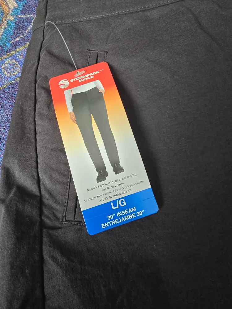 Stormpack Sunice L/G Black Pants - New with Tags! image indicator(2)