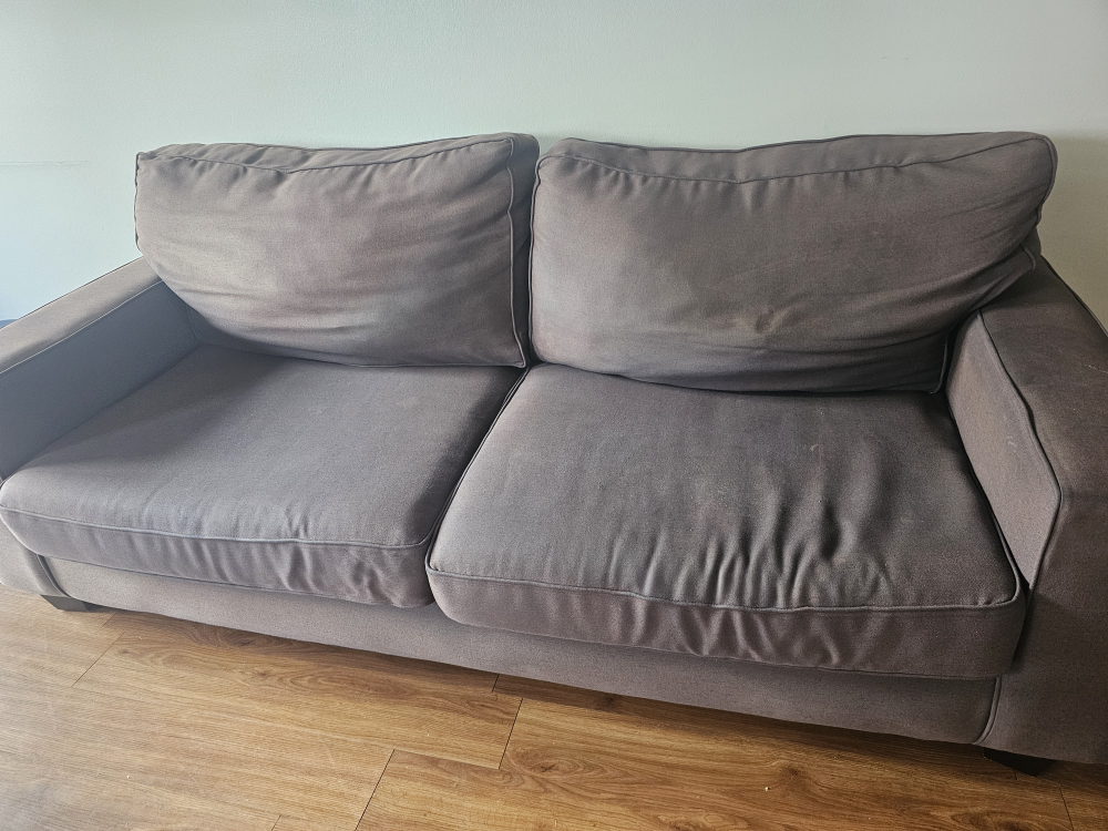 Grey 2-Seat Sofa