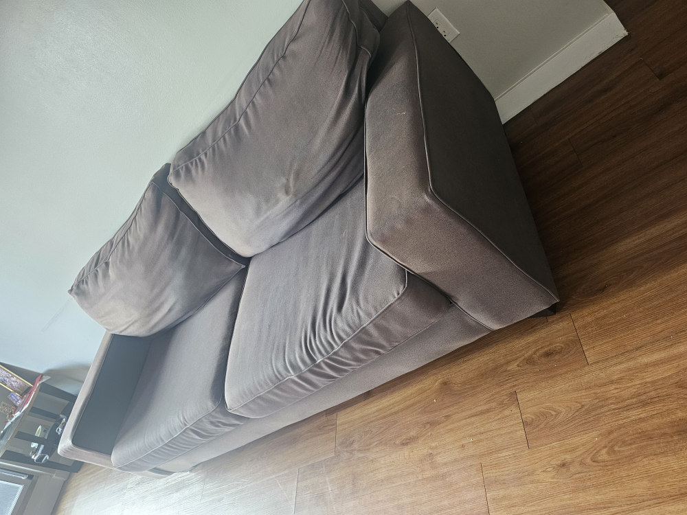 Grey 2-Seat Sofa - photo 2