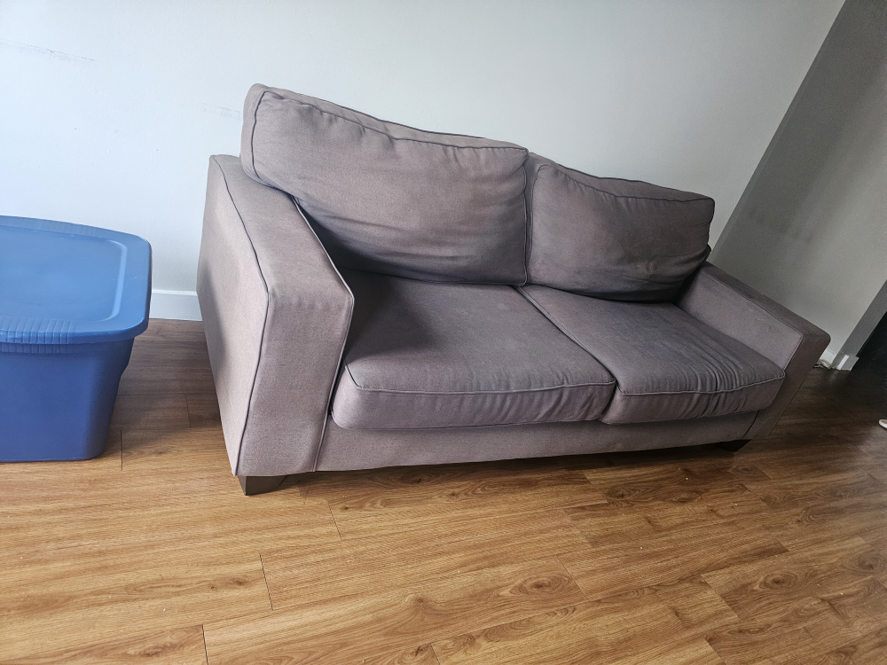 Grey 2-Seat Sofa - photo 3
