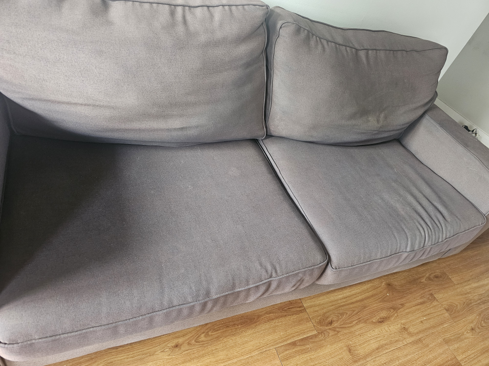 Grey 2-Seat Sofa - photo 4
