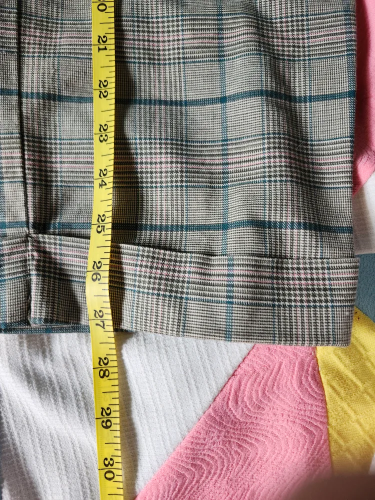 Bluenotes plaid bermuda shorts/capris image indicator(7)