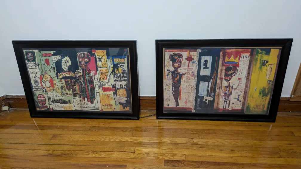 2 Basquiat Framed Art Prints