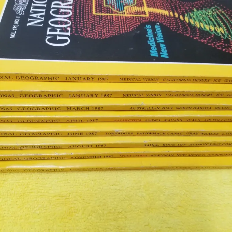 National Geographic Magazines - 1987 Collection thumbnail