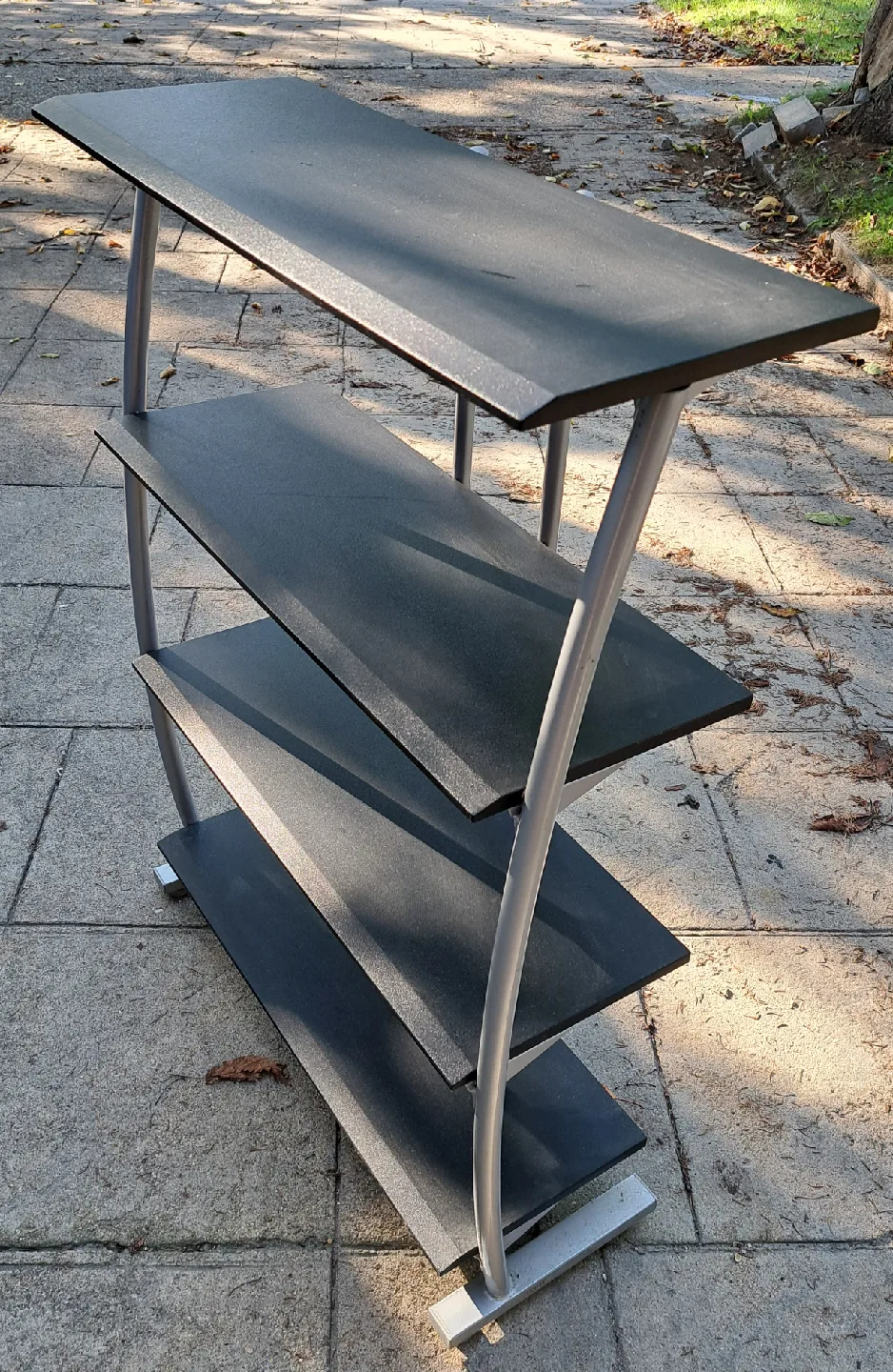 Black 4-Shelf Shelving Unit (Metal Frame) image indicator(3)