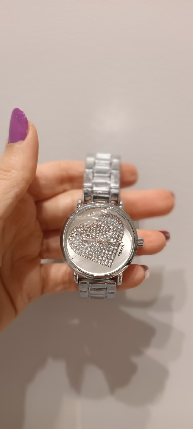 Fossil Women's Silver Heart Watch - photo 3