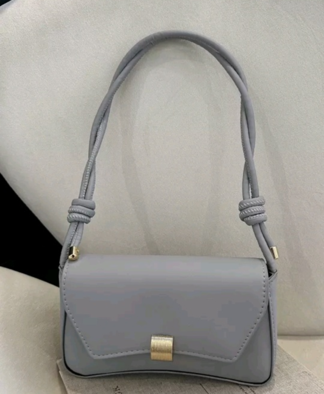 Grey Shoulder Bag Purse